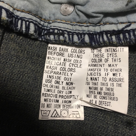 JEANS EMB SCROLLING BEADS DENIM WHIMSEYGOTH DARK FAIRY 24/7 WAIST 42” - Picture 9 of 10